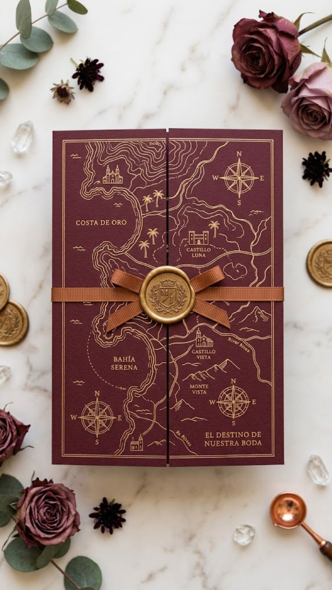 Wax sealed invitation VI