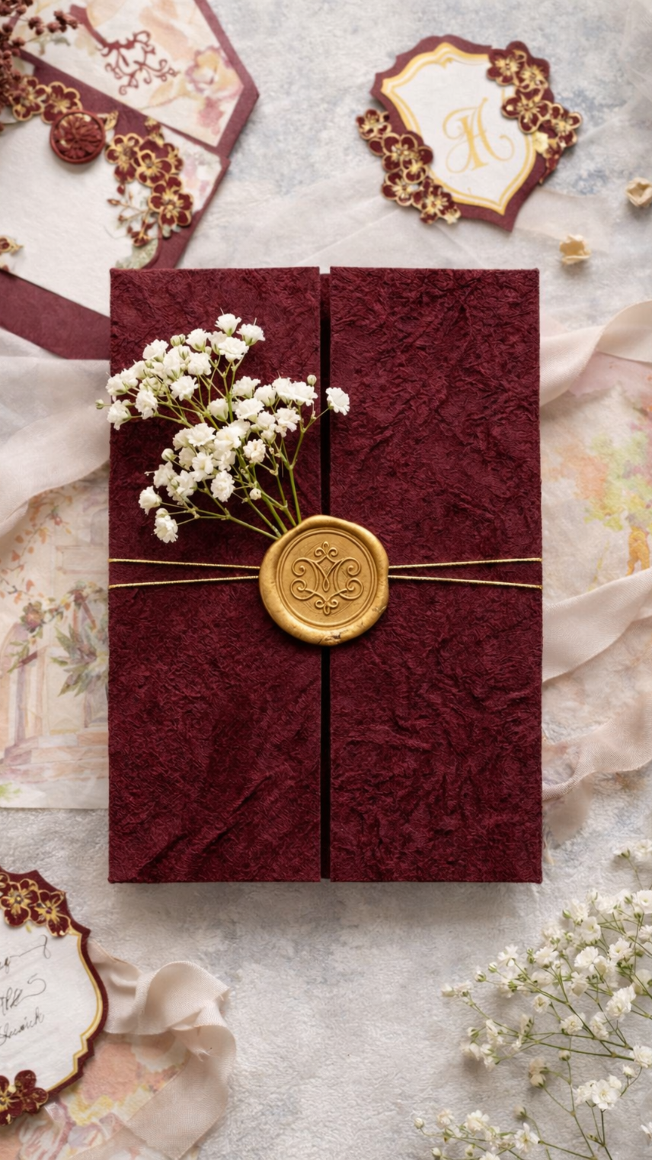 Wax sealed invitation VII